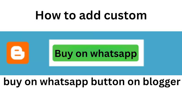 Integrating a WhatsApp Button in Blogger